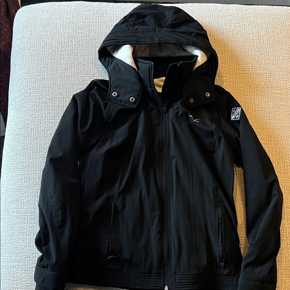 Hollister Black Hooded Jacket